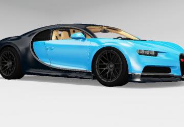 Мод Bugatti Chiron версия 3.0 для BeamNG.drive (v0.21)