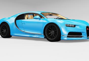 Мод Bugatti Chiron версия 3.0 для BeamNG.drive (v0.21)