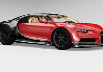 Мод Bugatti Chiron версия 3.0 для BeamNG.drive (v0.21)