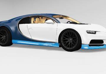 Мод Bugatti Chiron версия 3.0 для BeamNG.drive (v0.21)