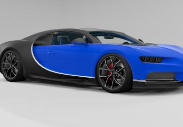 Мод Bugatti Chiron Released версия 2.0 для BeamNG.drive