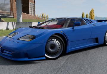 Мод Bugatti EB110 версия 1.0 для BeamNG.drive (v0.32.x)