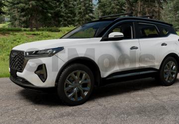 Мод Chery Tiggo 7 версия 1.1 для BeamNG.drive (v0.36.x)