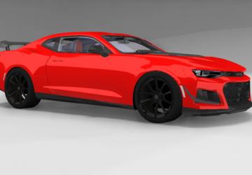 Мод Chevrolet Camaro ZL1 1LE версия 1.0 для BeamNG.drive (v0.19.3)