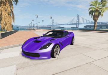 Мод Chevrolet Corvette 2015 версия 1.0 для BeamNG.drive (v0.19.4.0)