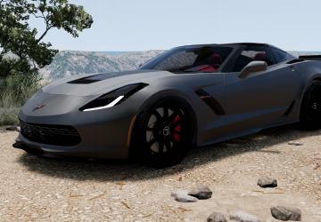 Мод Chevrolet Corvette (C7) версия 1.2 для BeamNG.drive (v0.35.x)