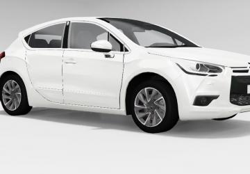 Мод CITROËN DS4 5 DOOR версия 2.0 для BeamNG.drive (v0.21)
