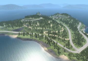 Crunch Island версия 1.0 для BeamNG.drive (v0.15)