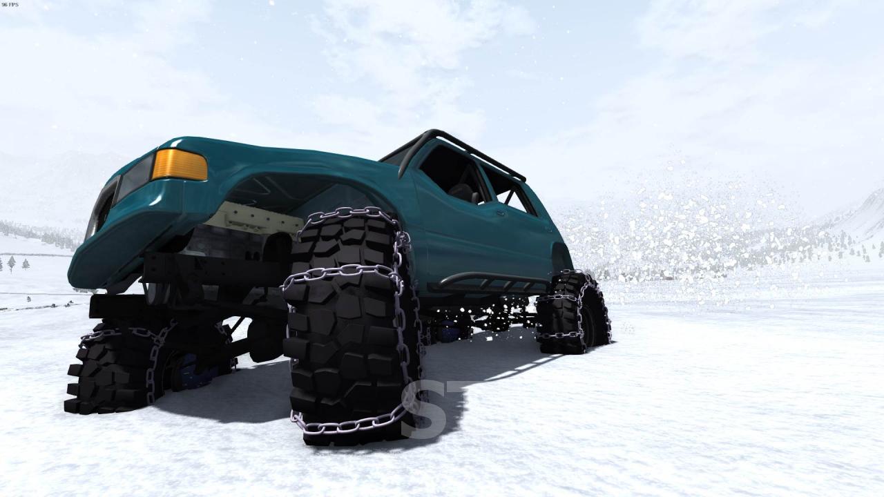 Скачать мод CUSTOM OFF-ROAD TIRES версия 2.5 для BeamNG.drive (v0.15)