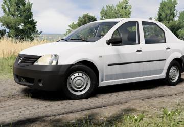 Мод Dacia/Renault Logan (X90) версия 28.05.25 для BeamNG.drive (v0.35.x)