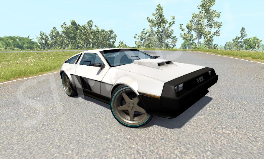 beamng drive delorean