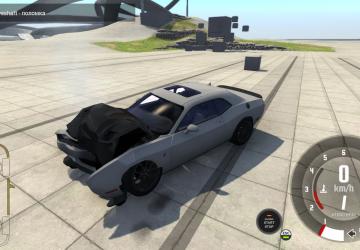 Мод Dodge Challenger SRT Hellcat (LC) версия 1.0 для BeamNG.drive (v0.11.x)
