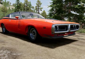 Мод Dodge Charger (1971-1974) версия 23.11.25 для BeamNG.drive (v0.37.x)
