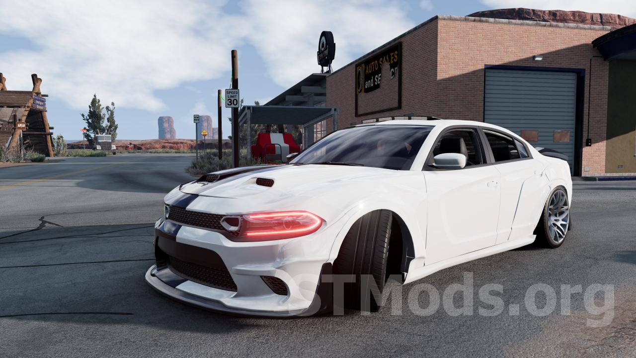 Скачать мод Dodge Charger 2022 версия 1.2 для BeamNG.drive (v0.29.x)