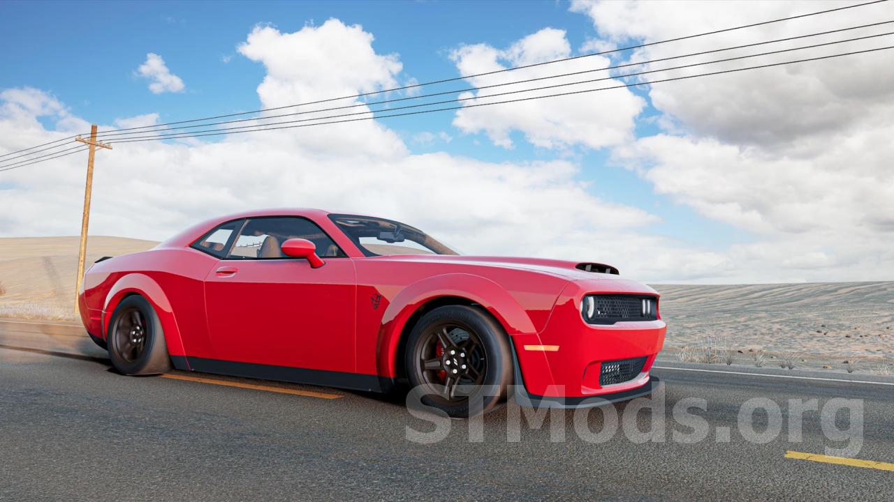 Скачать мод Dodge Hellcat версия 3 для BeamNG.drive