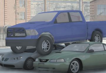 Мод Dodge RAM 1500 версия 1.0 для BeamNG.drive (v0.19.4.0)