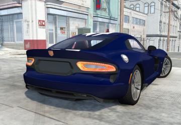 Мод Dodge SRT Viper GTS 2013 версия 1.0 для BeamNG.drive (v0.11.x)