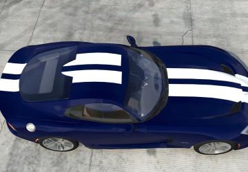 Мод Dodge SRT Viper GTS 2013 версия 1.0 для BeamNG.drive (v0.11.x)