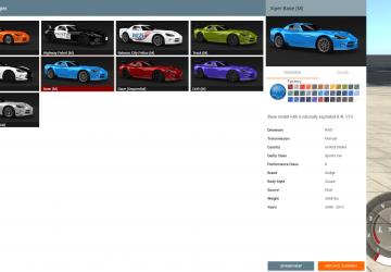 Мод Dodge Viper 2010 версия 1.0 для BeamNG.drive (v0.11-0.12)