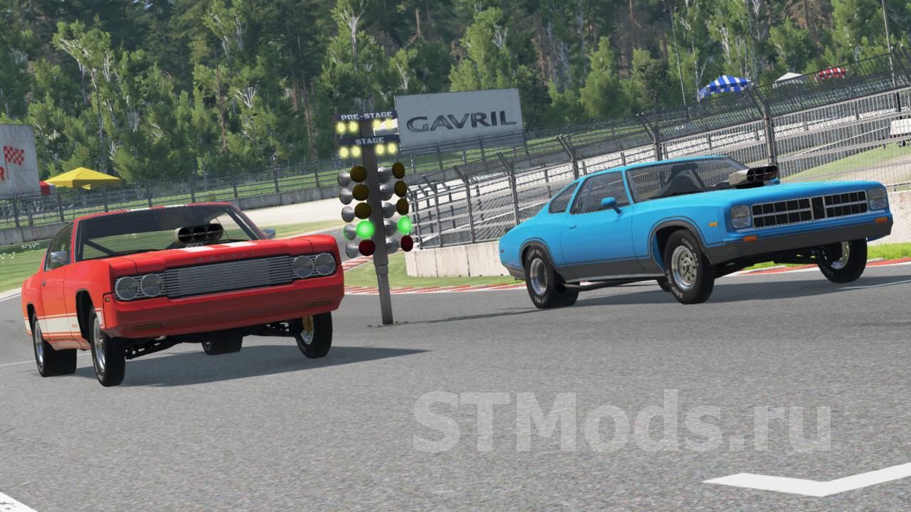 Скачать мод Drag Race Start Light версия 1.0 для BeamNG.drive