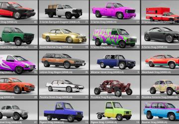 Мод FallGems Drag Pack версия 0.1 для BeamNG.drive