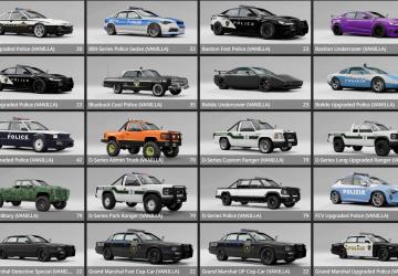 Мод FallGems Police Pack версия 0.1 для BeamNG.drive