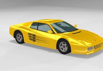 Мод Ferrari 512 TR версия 1.1 для BeamNG.drive (v0.20)
