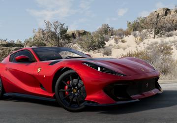 Мод Ferrari 812 Competizione версия 1.0 для BeamNG.drive (v0.37.x)