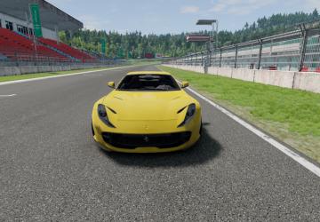 Мод Ferrari 812 Superfast 2018 версия 1 для BeamNG.drive (v0.26.x)