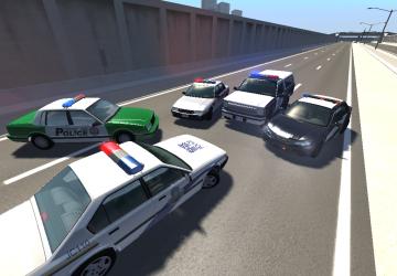 Мод Fiction Police Livery Pack версия 4.5 для BeamNG.drive (v0.12)