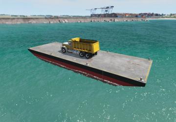 Мод Flat Top Barge версия 1.1 для BeamNG.drive