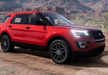 Мод Ford Explorer (2016) версия 1.0 для BeamNG.drive (v0.32.x)