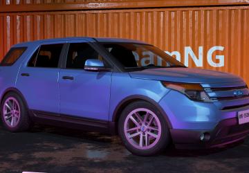 Мод Ford Explorer Revamped версия 1.0 для BeamNG.drive (v0.24)