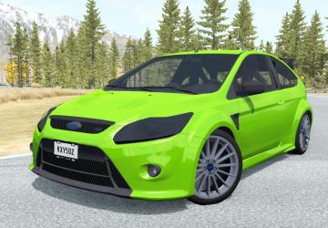 Мод FORD FOCUS RS 2009 версия 1.0 для BeamNG.drive (v0.15.x)
