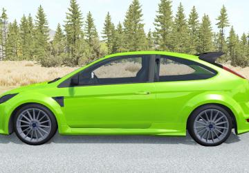 Мод FORD FOCUS RS 2009 версия 1.0 для BeamNG.drive (v0.15.x)