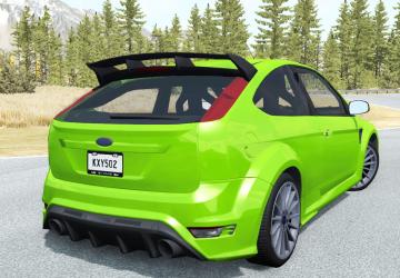 Мод FORD FOCUS RS 2009 версия 1.0 для BeamNG.drive (v0.15.x)
