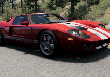 Мод Ford GT (2005-2007) версия 1.0 для BeamNG.drive (v0.36.x)