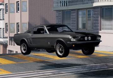 Мод Ford Mustang Shelby GT500 версия 2.0 для BeamNG.drive (v0.38)