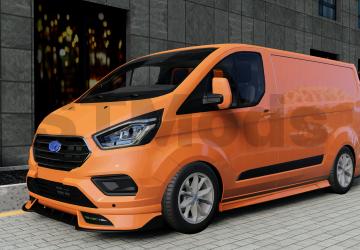 Мод Ford Transit Custom версия 1.1 для BeamNG.drive (v0.38.x)