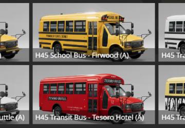 Мод Gavril H Series - ’Type A’ Bus v1.06 для BeamNG.drive (v0.28.x)