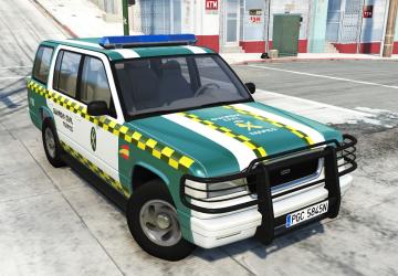 Мод Gavril Roamer Spanish Police версия 3.6.1 для BeamNG.drive (v0.11.x)