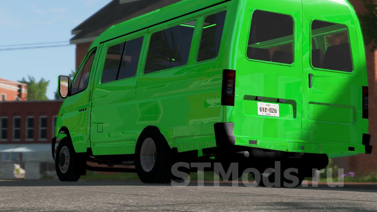 Скачать мод Gaz 2705 версия 1.1 для BeamNG.drive (v0.21)