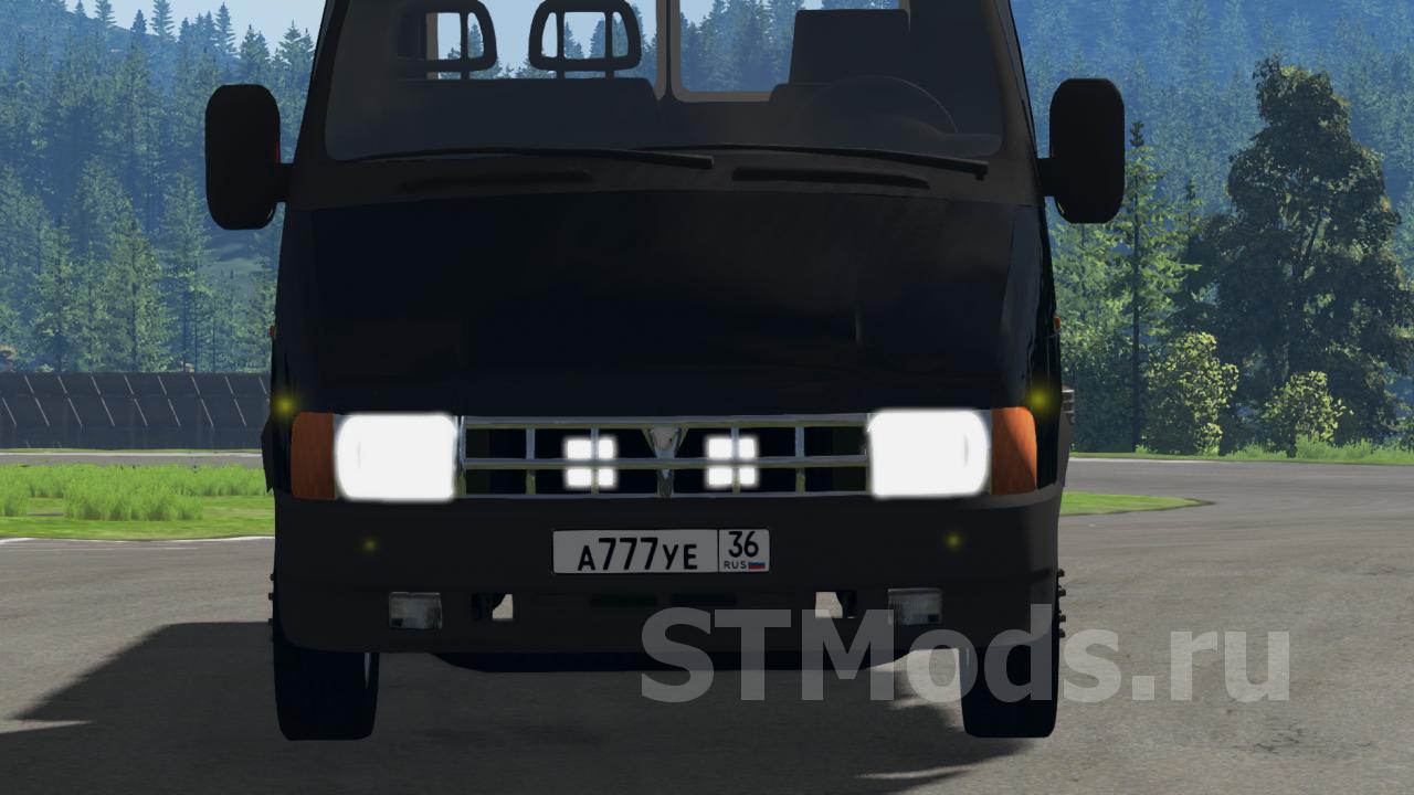 Скачать мод GAZ 33021 версия 1.0 для BeamNG.drive (v0.21.1)