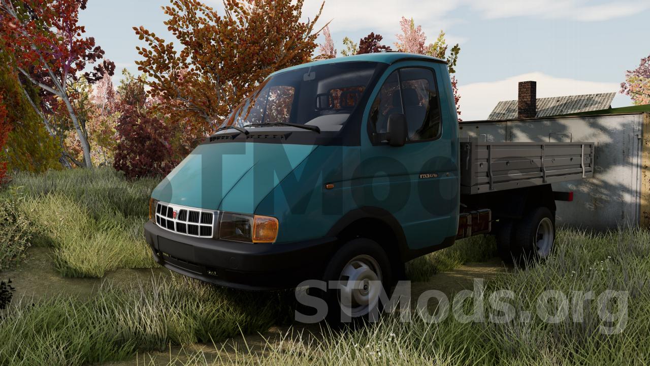 Скачать мод ГАЗ-3302 версия 1.0 для BeamNG.drive (v0.29.x)