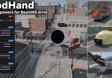 Мод GodHand - SuperPowers mod версия 1.2 для BeamNG.drive