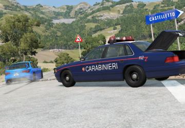 Мод Grand Marshal Polizia/Carabinieri версия 1.1 для BeamNG.drive