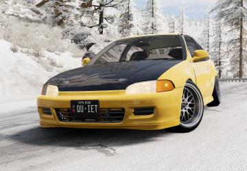 Мод Honda Civic (EG6) версия 1.9 для BeamNG.drive (v0.38.x)