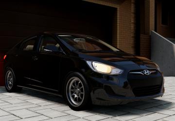 Мод Hyundai Accent (2014-2017) версия 1.0 для BeamNG.drive (v0.38.x)