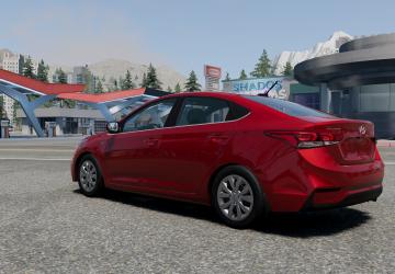 Мод Hyundai Solaris/Accent/Verna версия 2.1 для BeamNG.drive (v0.29.x)