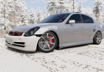 Мод Infiniti G35 версия 1.0 для BeamNG.drive (v0.36.x)